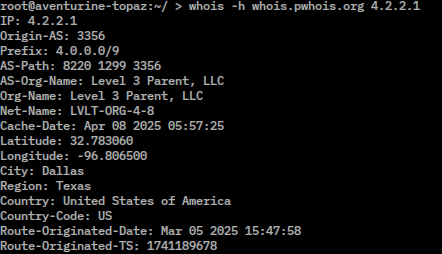 Illustration of What Is WHOIS / RDAP? How to Read IP Ownership Data (2)